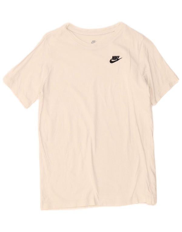 Nike Garçon T-Shirt Top 13-14 ans XL Blanc Coton