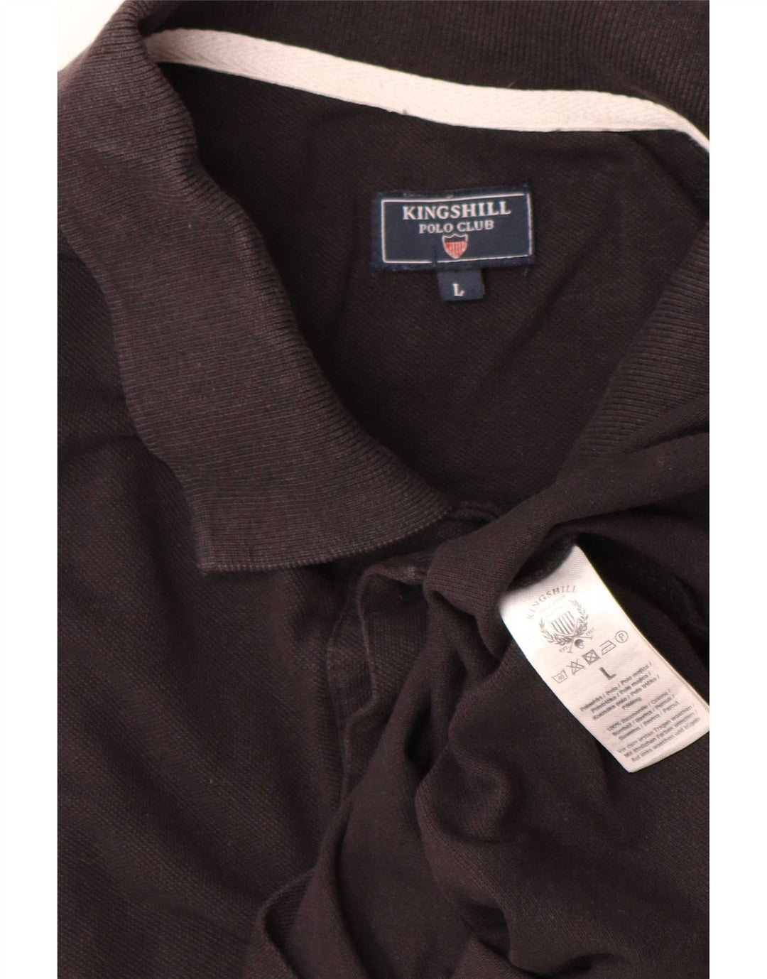 Polo graphique homme vintage grand coton noir