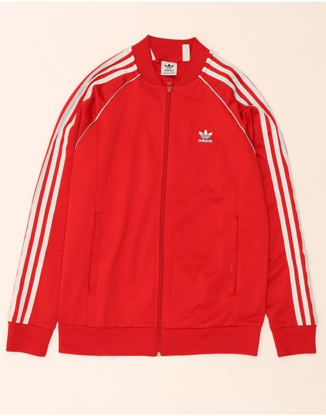 ADIDAS Veste de Survêtement Garçon 13-14 ans Rouge Polyester