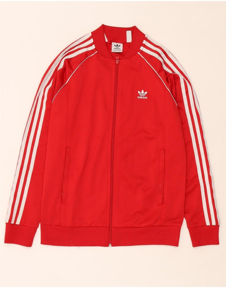 ADIDAS Veste de Survêtement Garçon 13-14 ans Rouge Polyester