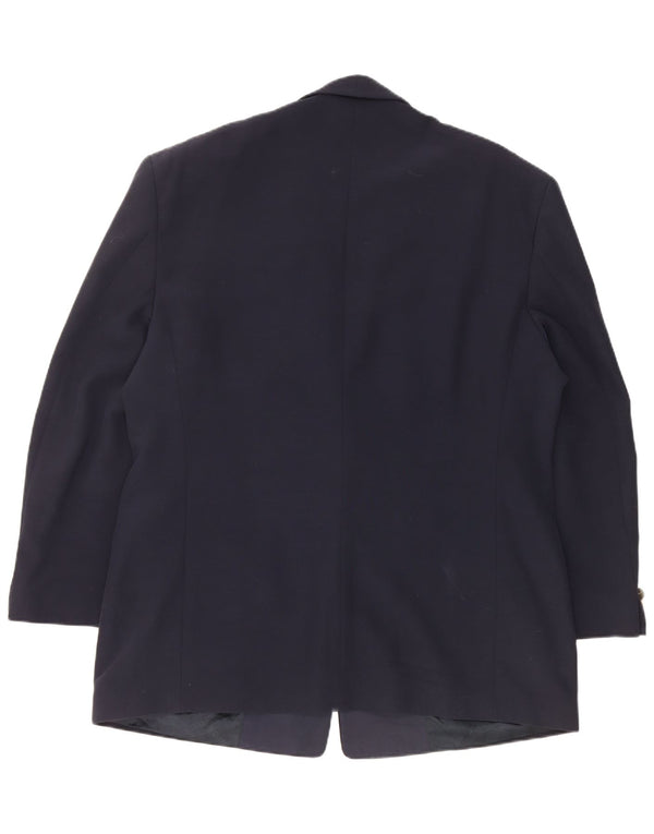 Carlo Pignatelli Veste Blazer 2 Boutons Homme IT 58 4XL Bleu Marine Laine