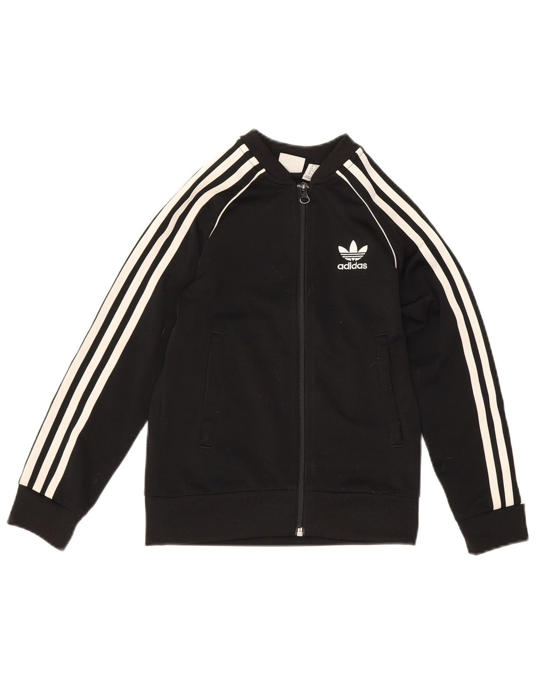 Veste de survêtement Adidas Garçon 7-8 ans Noir Polyester