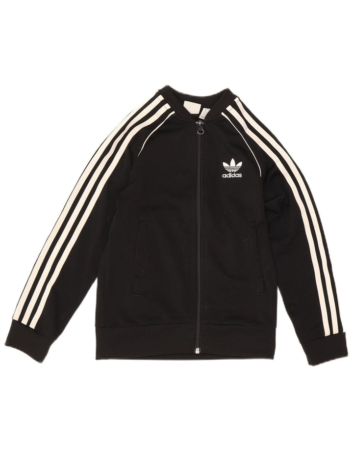 Veste de survêtement Adidas Garçon 7-8 ans Noir Polyester