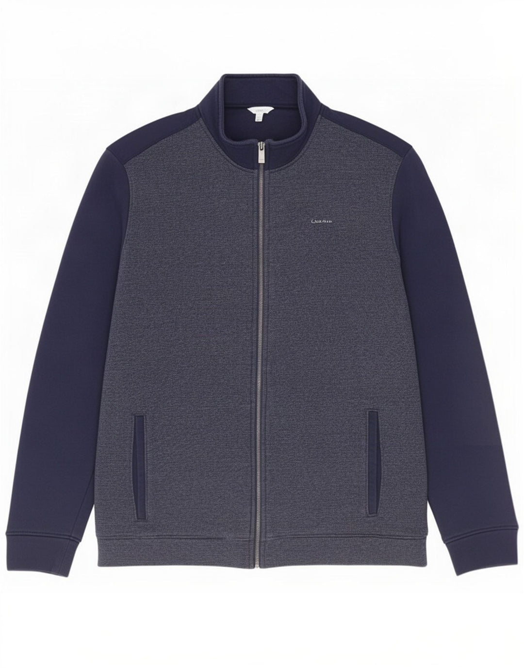 Calvin Klein Veste de survêtement pour homme en coton bleu marine Taille L