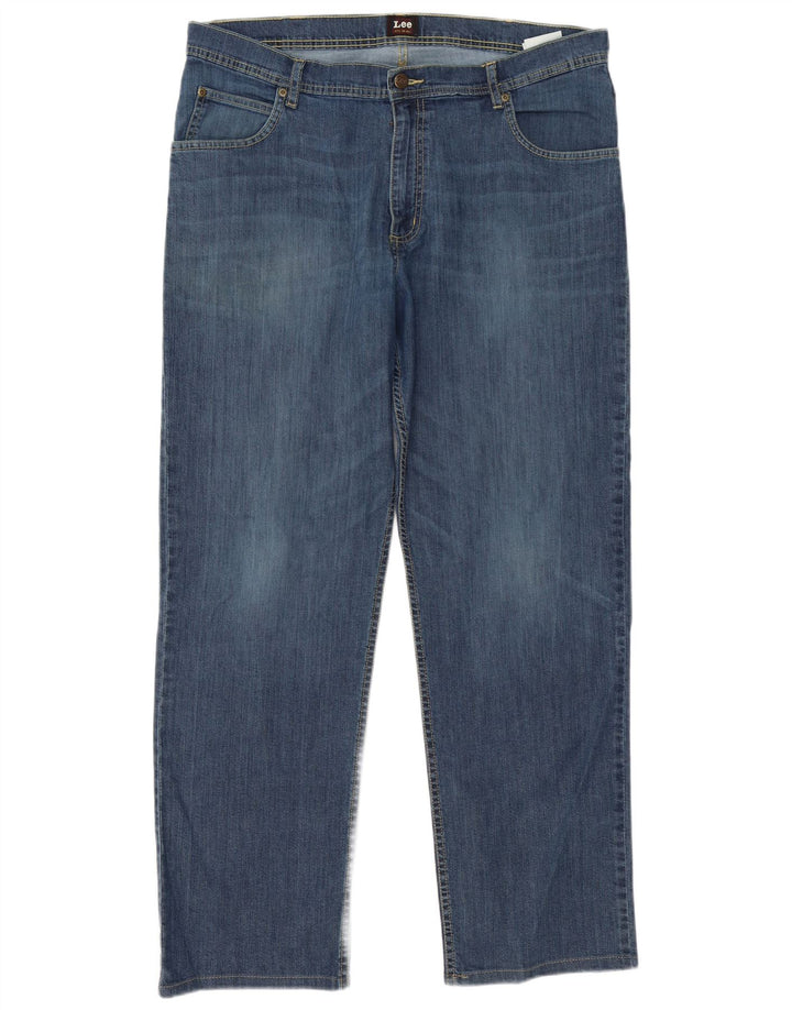 Lee Jean Droit Brooklyn W38 L31 Homme Bleu Coton
