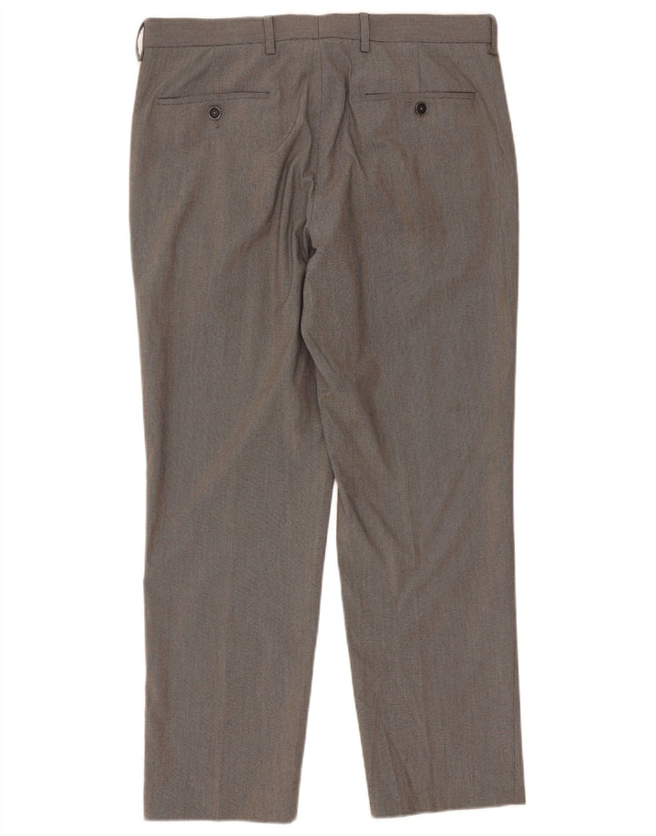 Marks & Spencer Pantalon de Costume Pegged Homme W34 L29 Gris