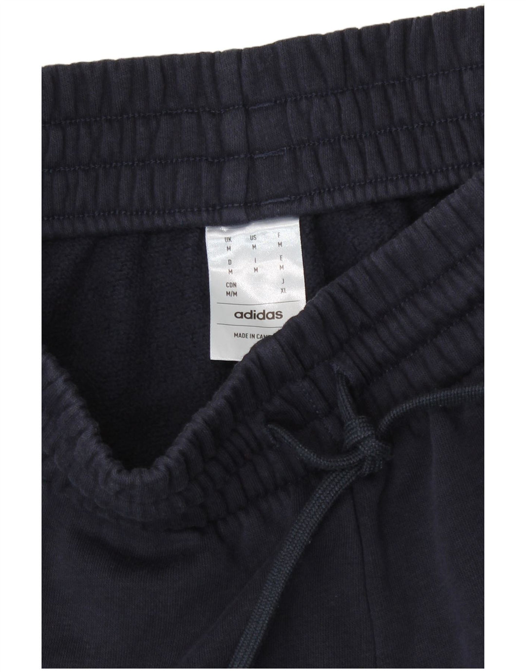 Adidas Pantalon de survêtement pour homme en coton bleu marine moyen