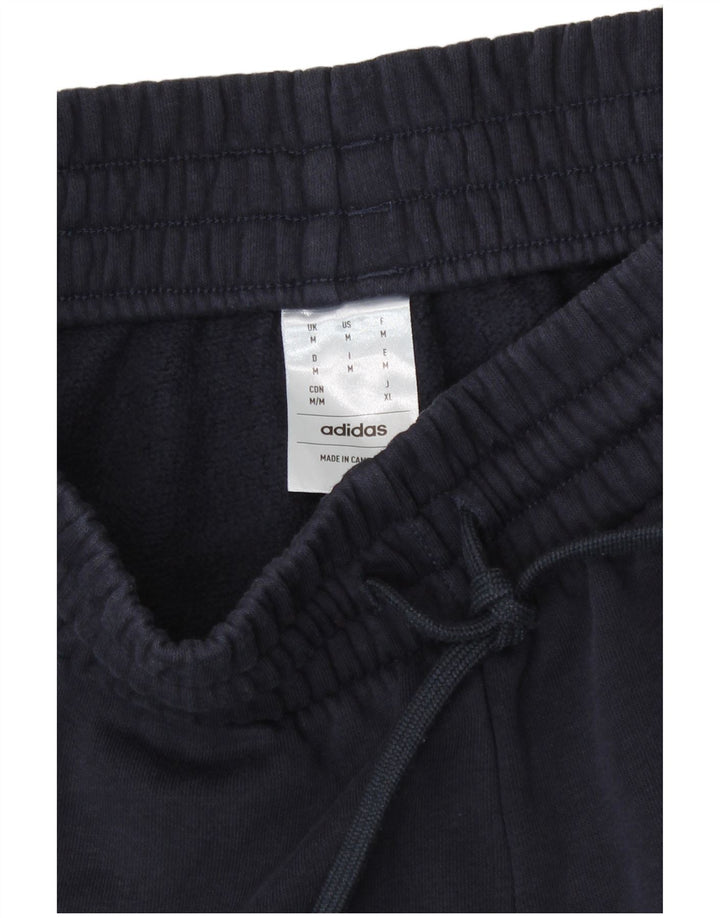 Adidas Pantalon de survêtement pour homme en coton bleu marine moyen