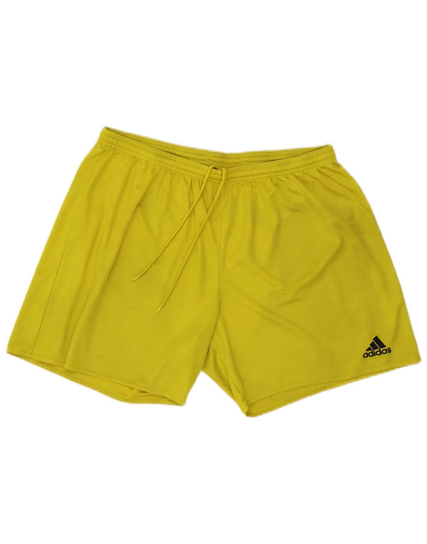 Adidas Short de sport Aeroready pour homme 2XL Jaune Polyester
