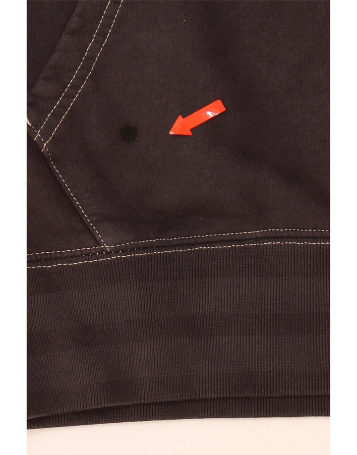 LEVI'S Mens Relaxed Graphic Hoodie Jumper Medium Grey Cotton Vintage Levi's and Second-Hand Levi's from Messina Hembry 