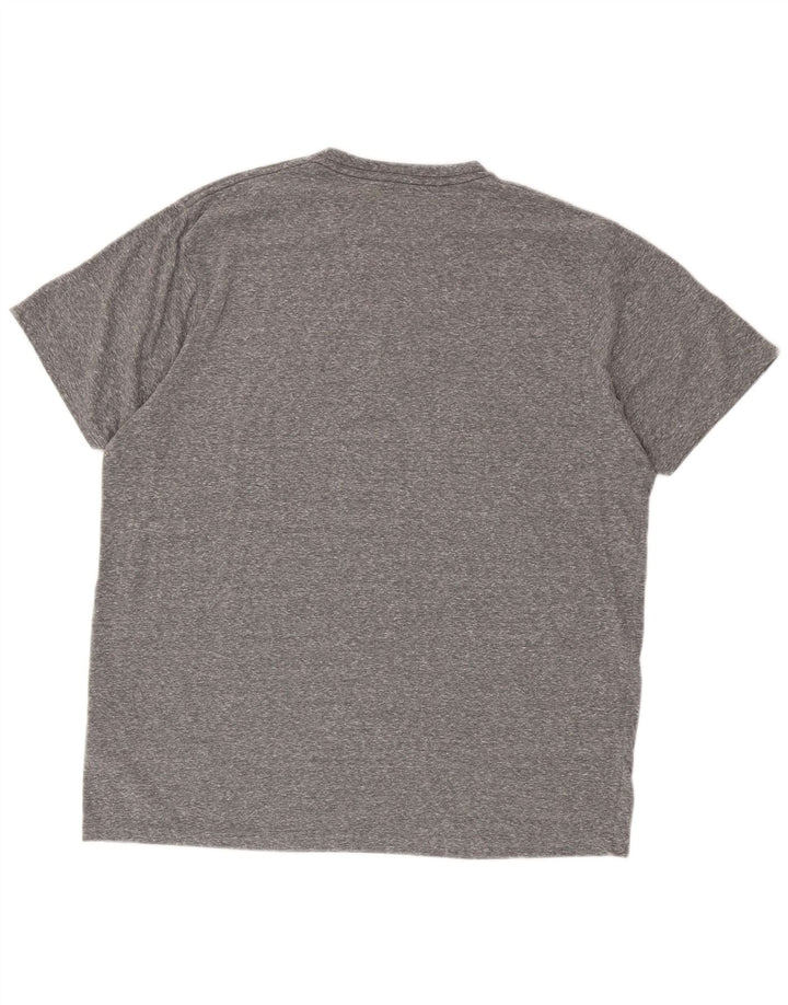 Weird Fish T-Shirt Graphique Homme Top XL Gris Moucheté Polyester