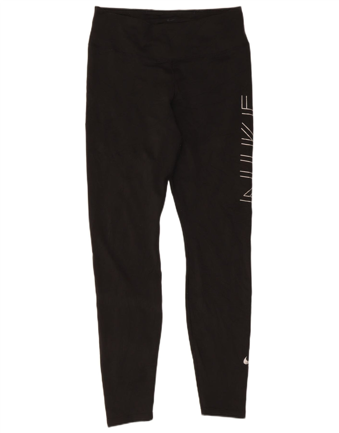 Nike Legging graphique Dri Fit pour femme UK 14 Large Noir