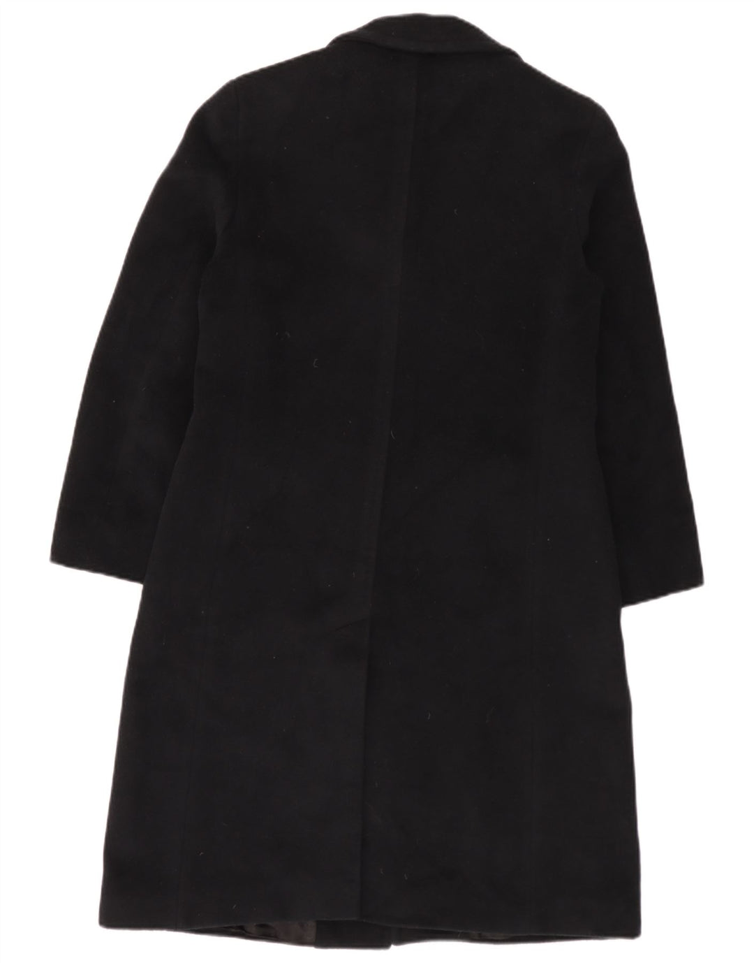 Marella Manteau Femme UK 14 Grande Laine Vierge Noire