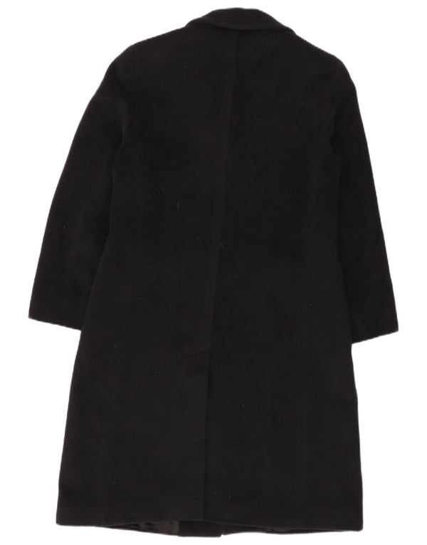 Marella Manteau Femme UK 14 Grande Laine Vierge Noire