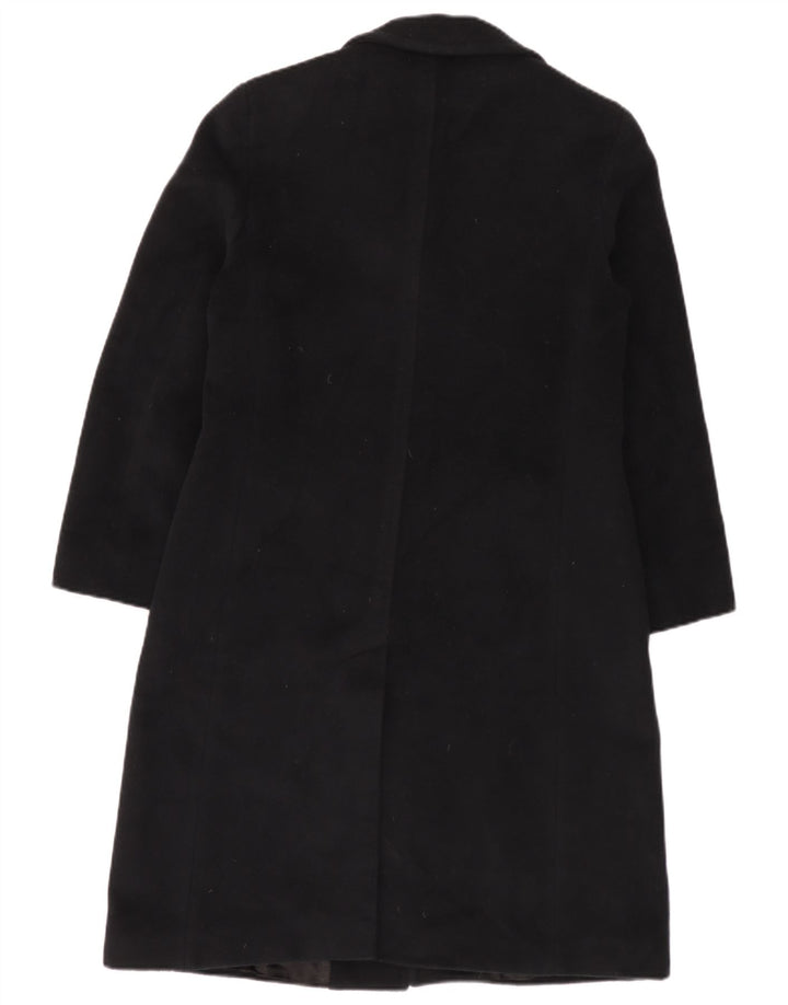 Marella Manteau Femme UK 14 Grande Laine Vierge Noire
