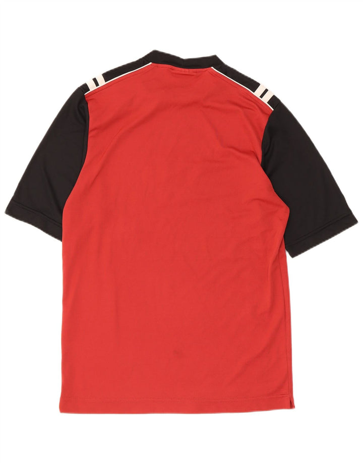 Sergio Tacchini T-shirt graphique pour hommes, petit, rouge, colour block