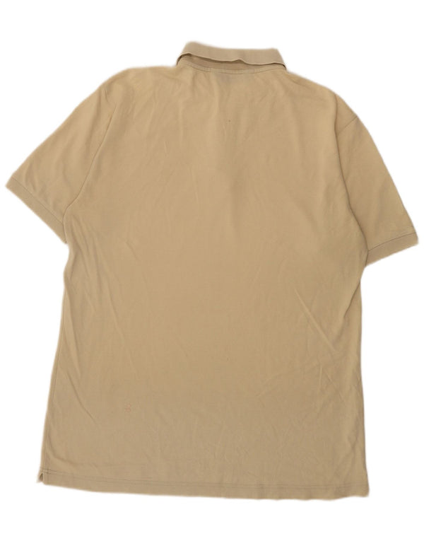 Kappa Polo Homme Large Jaune Coton