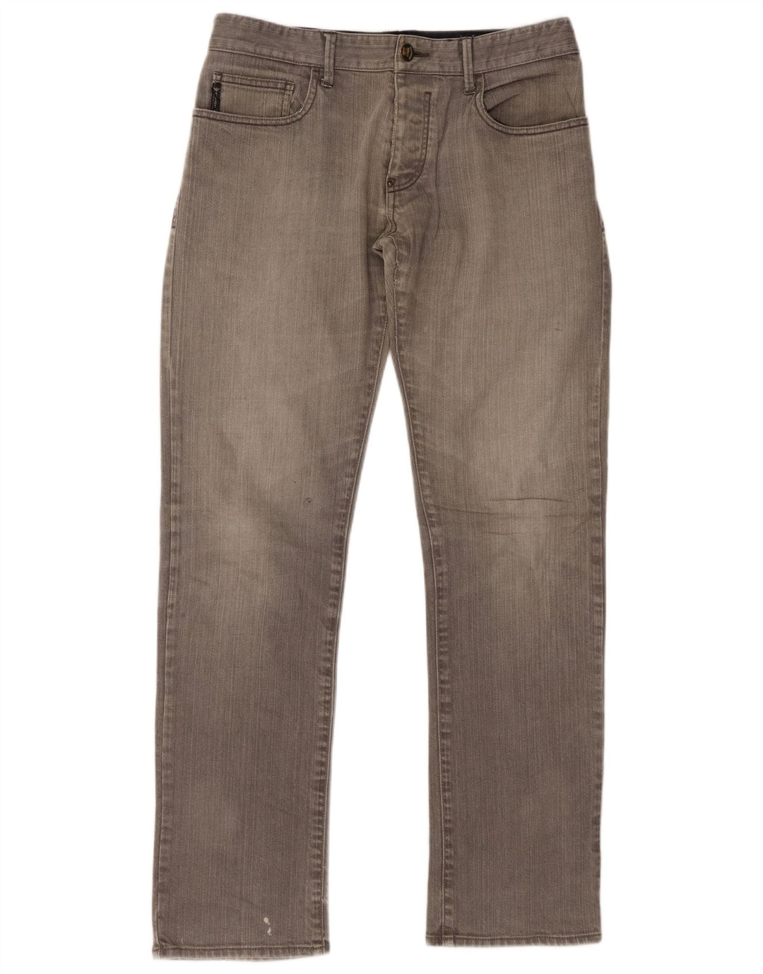 ARMANI Jean Droit Homme W33 L33 Gris Coton