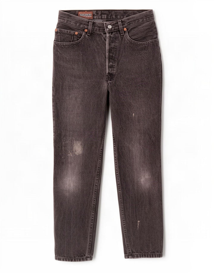 Levi's Jean Droit 901 Femme Gris W28 L27 Coton
