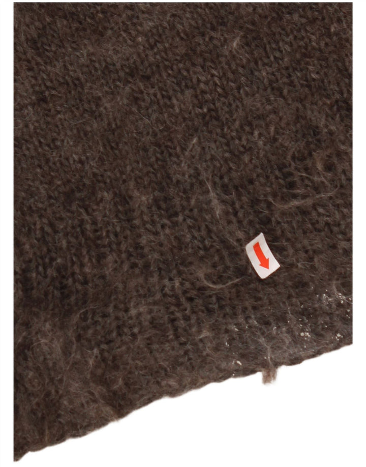 VINTAGE Débardeur pour homme Marron moyen Fair Isle