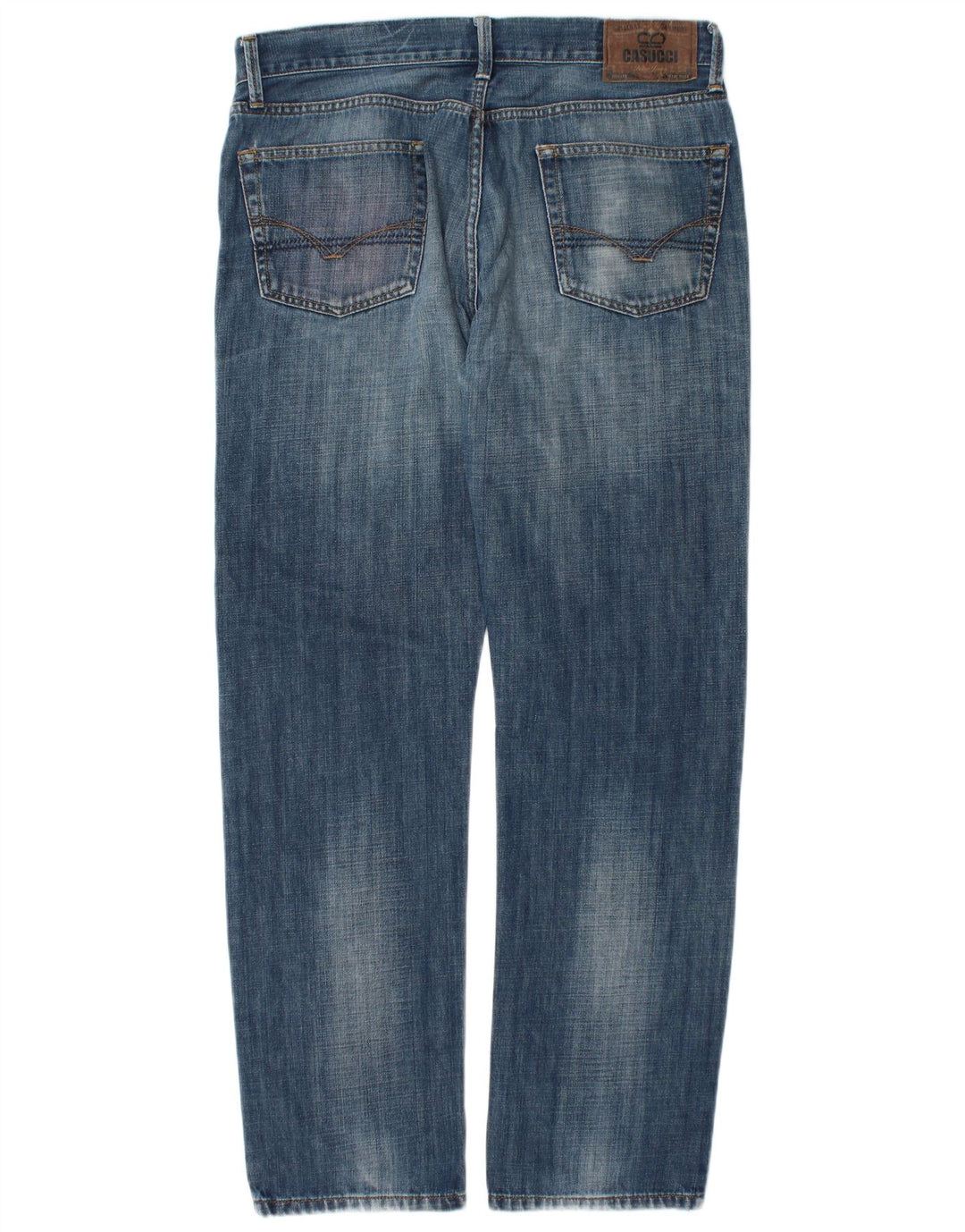 Casucci Jean droit homme W38 L32 bleu coton