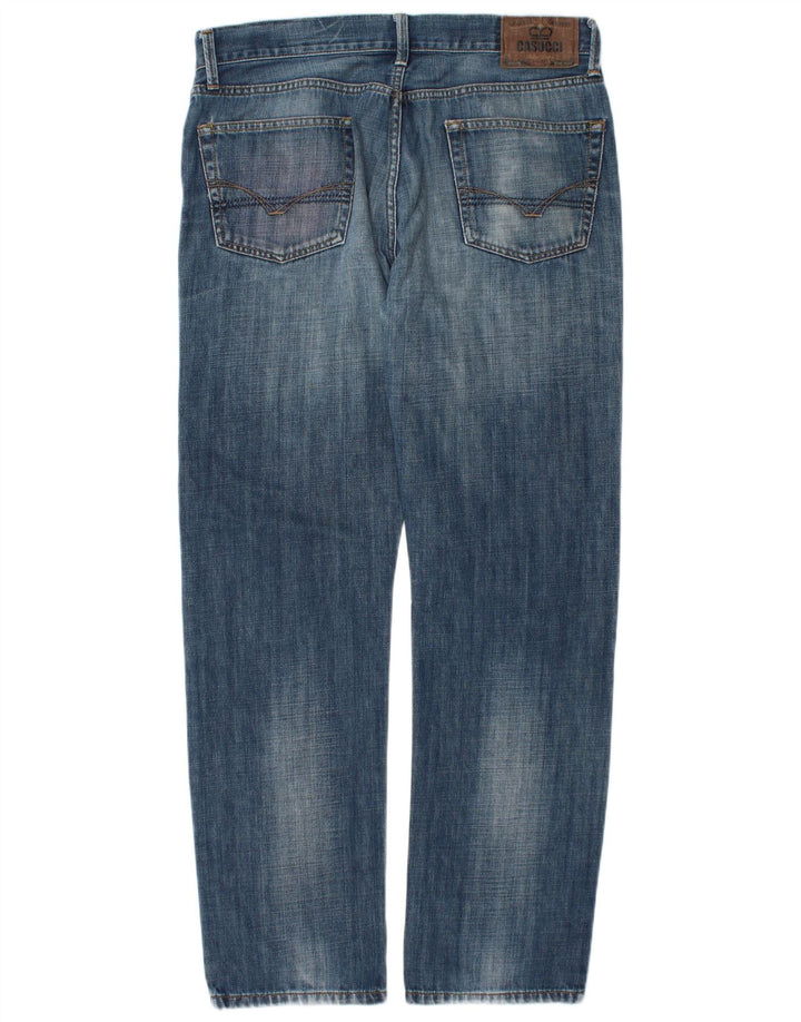 Casucci Jean droit homme W38 L32 bleu coton
