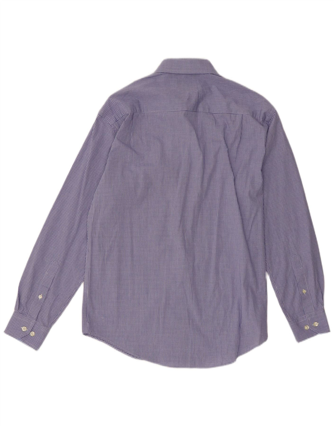 NAUTICA Chemise coupe classique pour homme Taille 15 Coton à carreaux bleu moyen