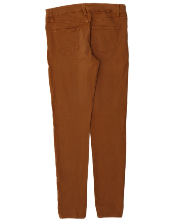 Massimo Dutti Pantalon décontracté skinny pour femme EU 38 Small W28 L31 Marron