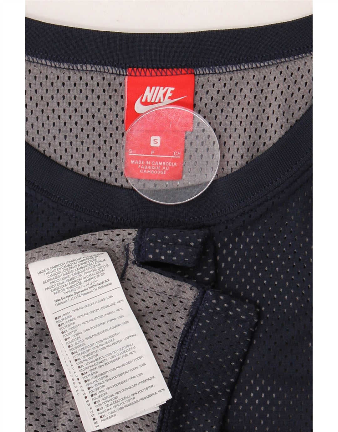 NIKE Débardeur graphique pour homme Petit bleu marine Polyester