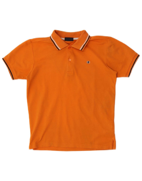 Champion Polo Garçon 7-8 ans Petit Orange Coton