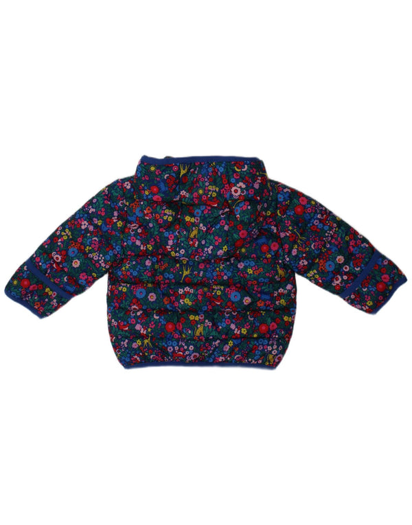 JOULES Veste matelassée à capuche pour bébé fille 3-6 mois Floral multicolore