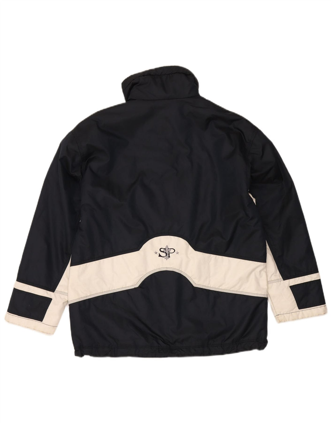 Sportalm Veste de ski graphique pour homme EU 38 Bleu marine moyen Colourblock