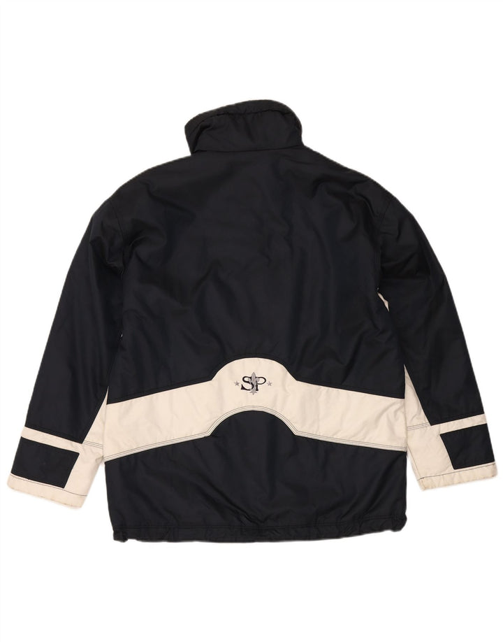 Sportalm Veste de ski graphique pour homme EU 38 Bleu marine moyen Colourblock