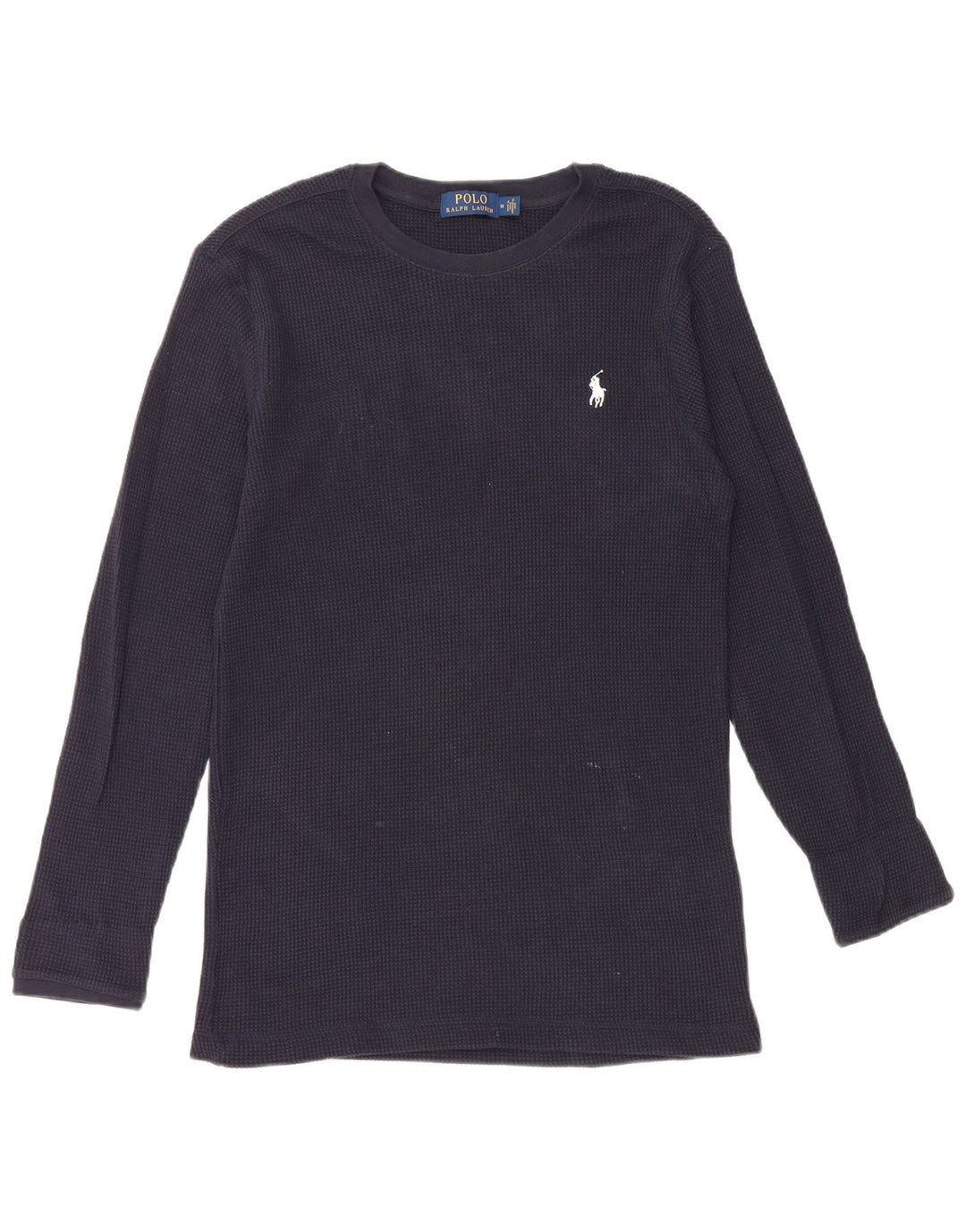 POLO RALPH LAUREN Haut Homme Manches Longues Bleu Marine Moyen Coton