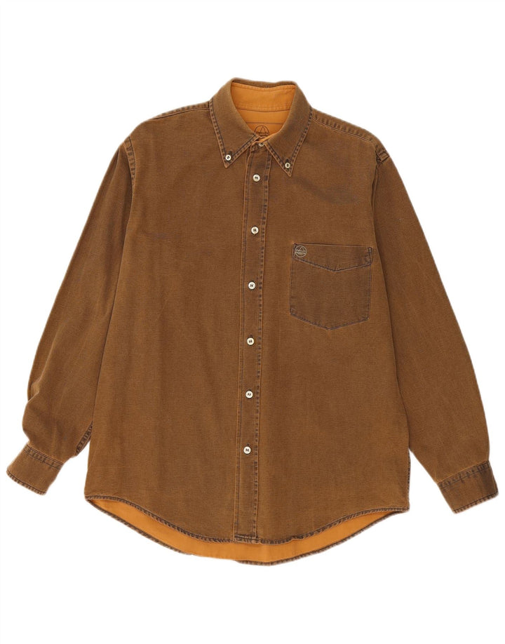 Murphy & Nye Chemise Sailmakers Homme Marron Moyen Coton