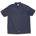 DICKIES Chemise à manches courtes pour homme 2XL Bleu marine Polyester