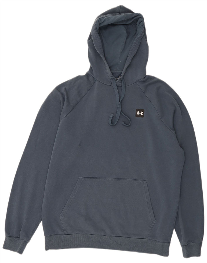 Under Armour Sweat à capuche pour homme en coton bleu marine moyen