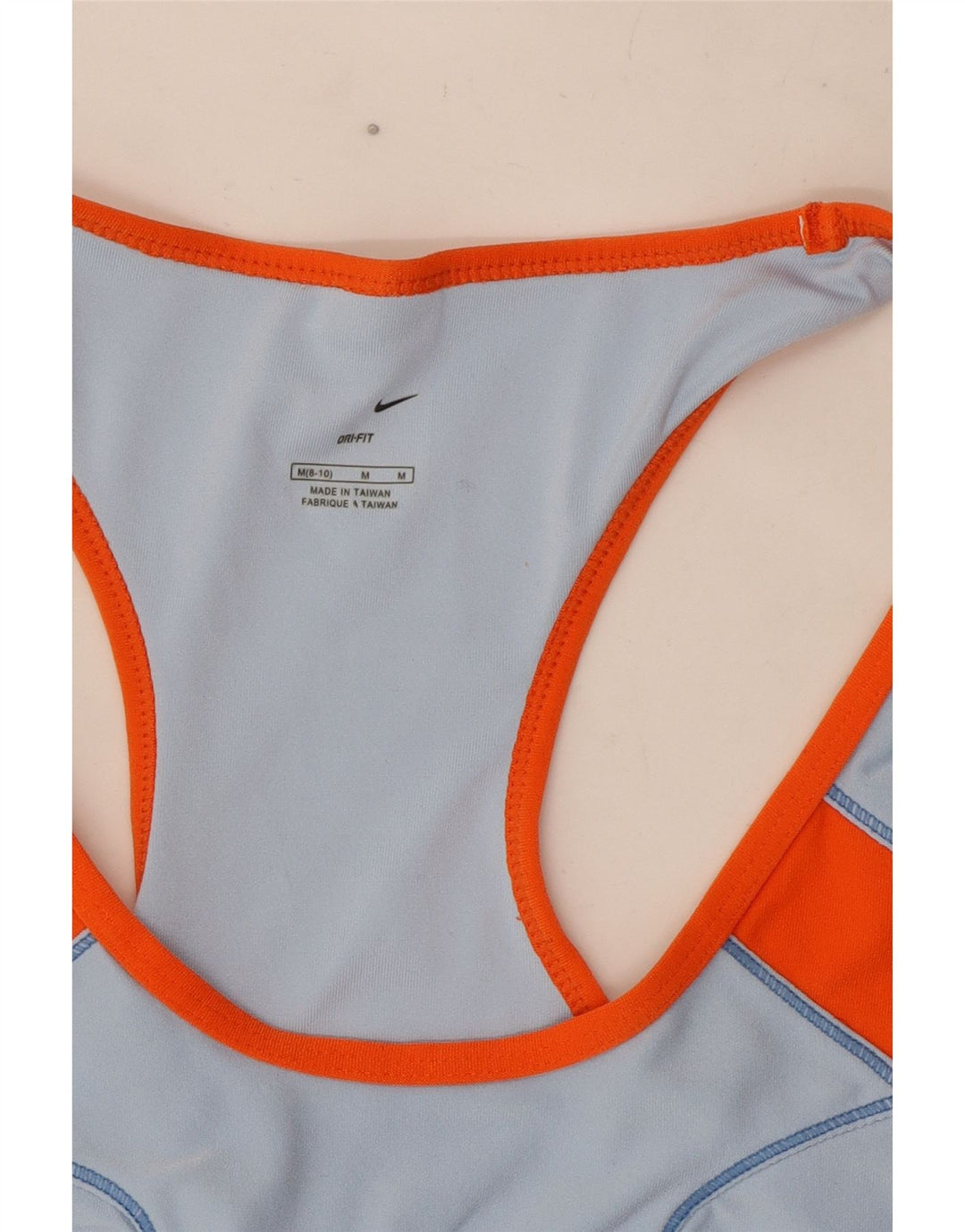 Débardeur Nike Dri Fit pour femme US 8/10 Bleu moyen Colourblock