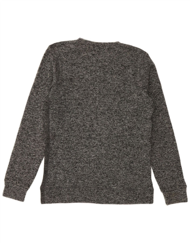 Quiksilver Sweatshirt Jumper XS Gris Moucheté Polyester Homme