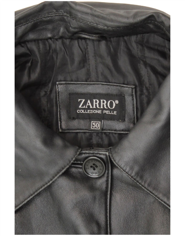 Manteau en cuir femme Zarro IT 50 XL cuir noir