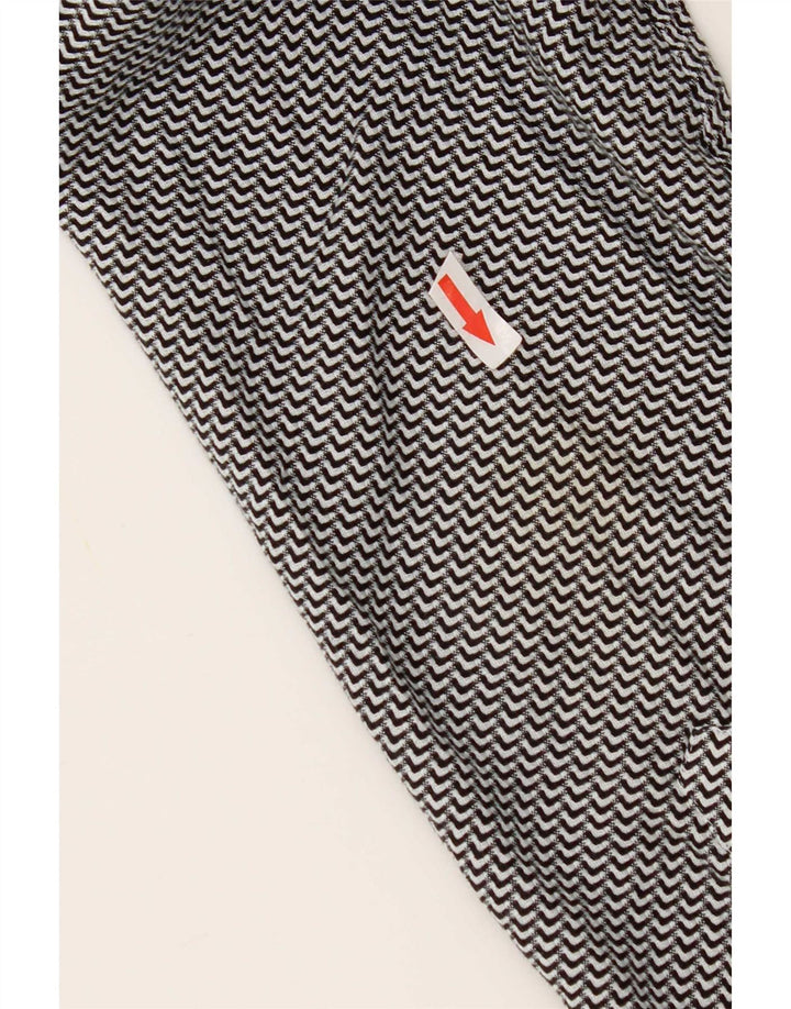 Reiss Chemise Slim Fit Homme Noir Moyen Chevron Coton