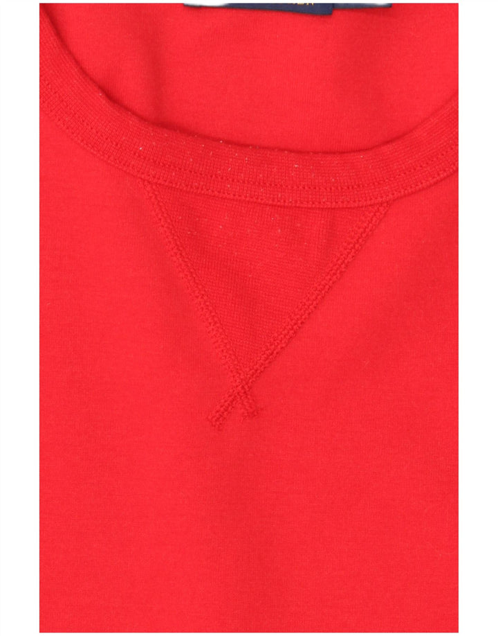 Polo Ralph Lauren Sweat-shirt pour hommes Grand rouge Polyester