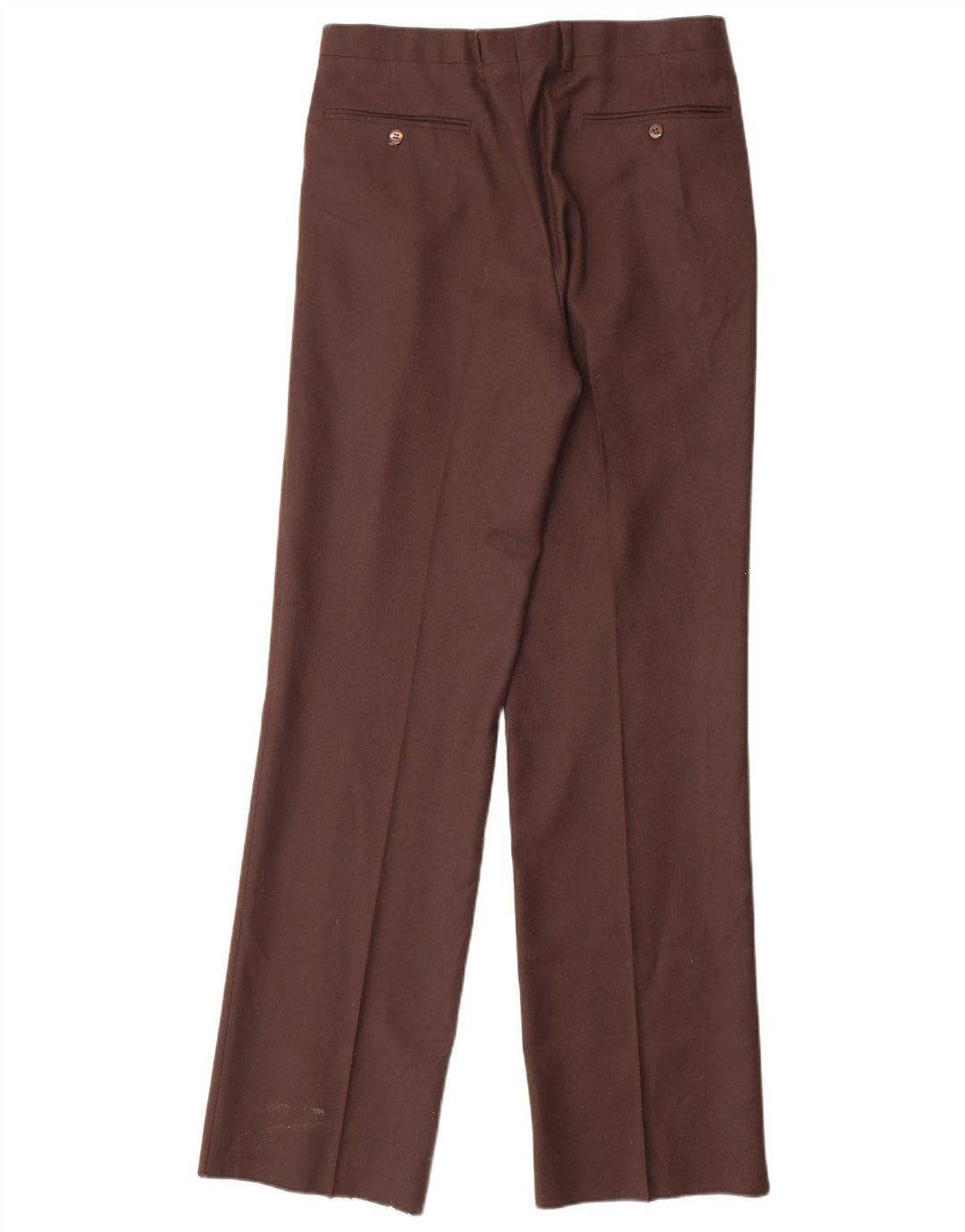 Pantalon de costume vintage pour homme IT 48 Medium W32 L34 Marron