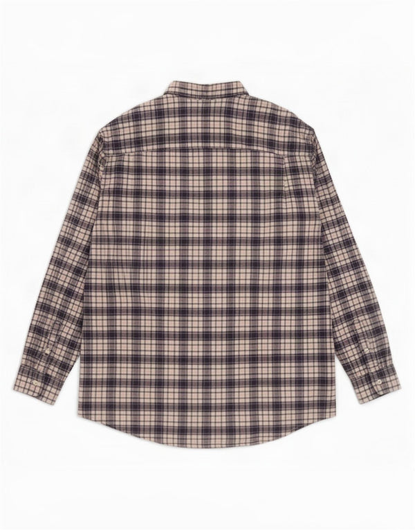 Eddie Bauer Chemise surdimensionnée pour femme UK 18 XL Coton à carreaux multicolore
