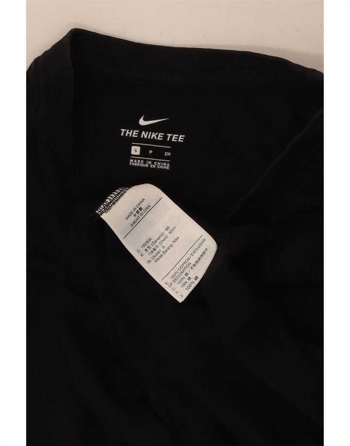 Nike T-shirt graphique pour homme en coton noir Taille S