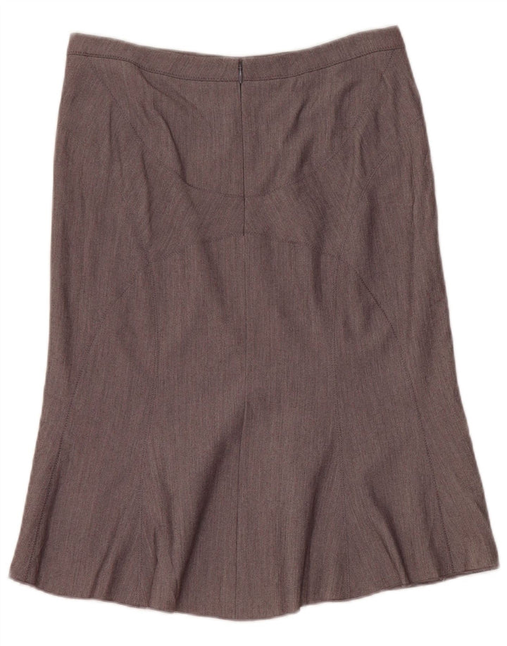 BCBGMAXAZRIA Jupe Trompette Femme US 0 XS W28 Gris Polyester