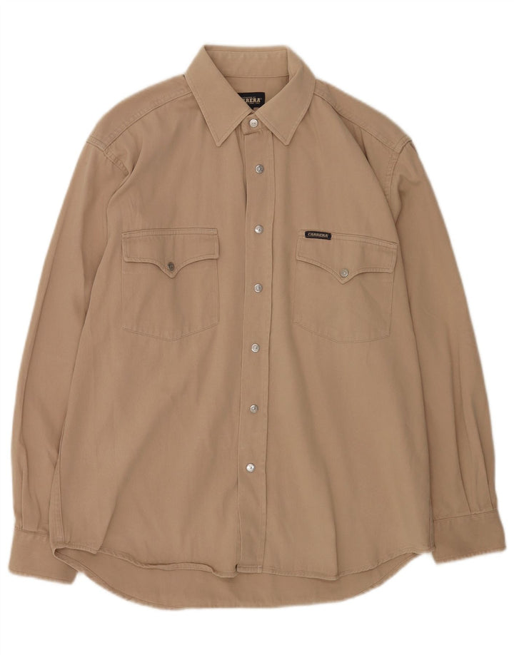 Carrera Chemise Homme Marron Moyen Coton