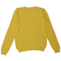 Sun68 Pull col rond homme XL coton jaune