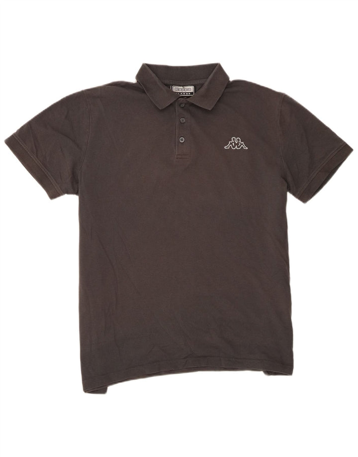 Kappa Polo Homme XL Gris Coton