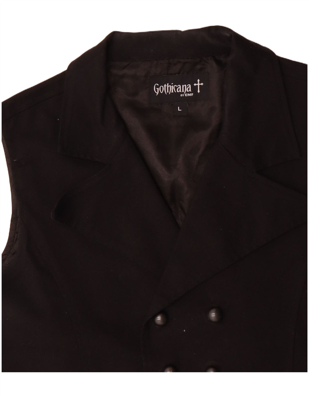 GOTHICANA BY EMP Gilet Homme Grand Noir Polyester